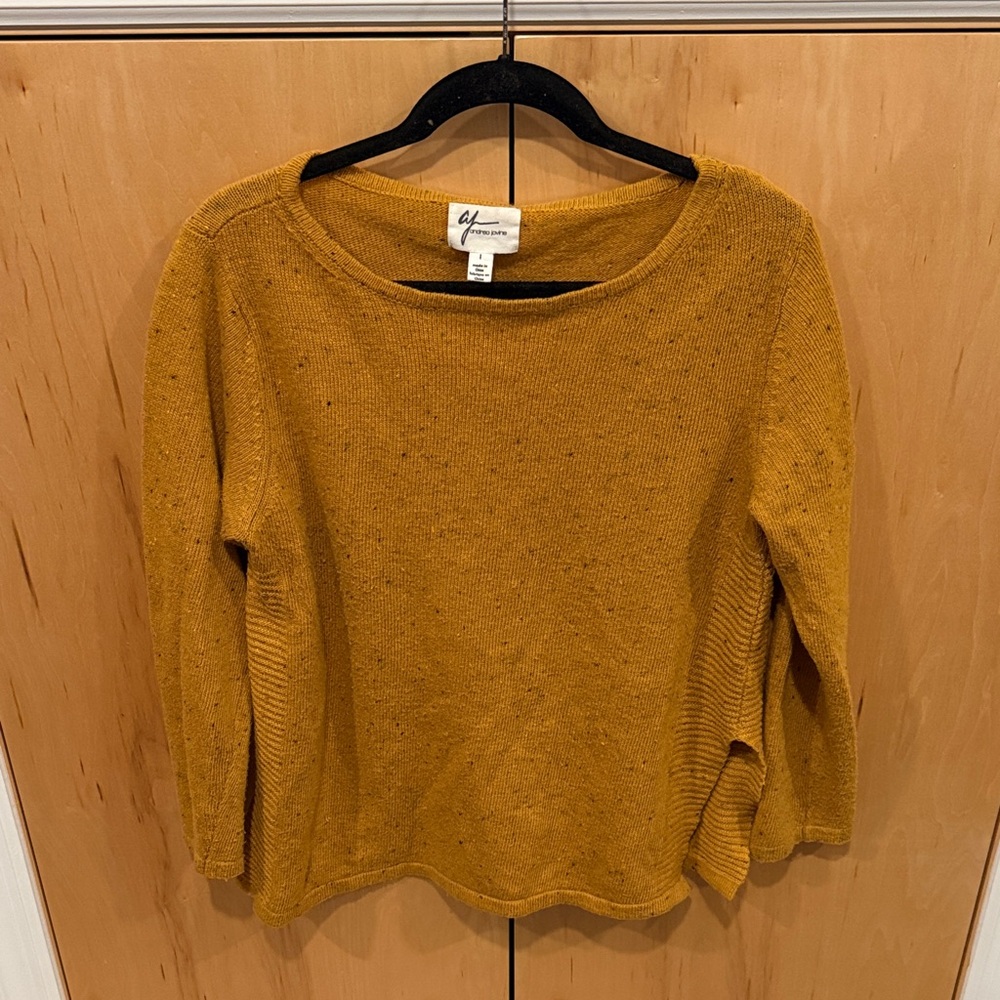 Andrea Jovine Women's Mustard Sweater